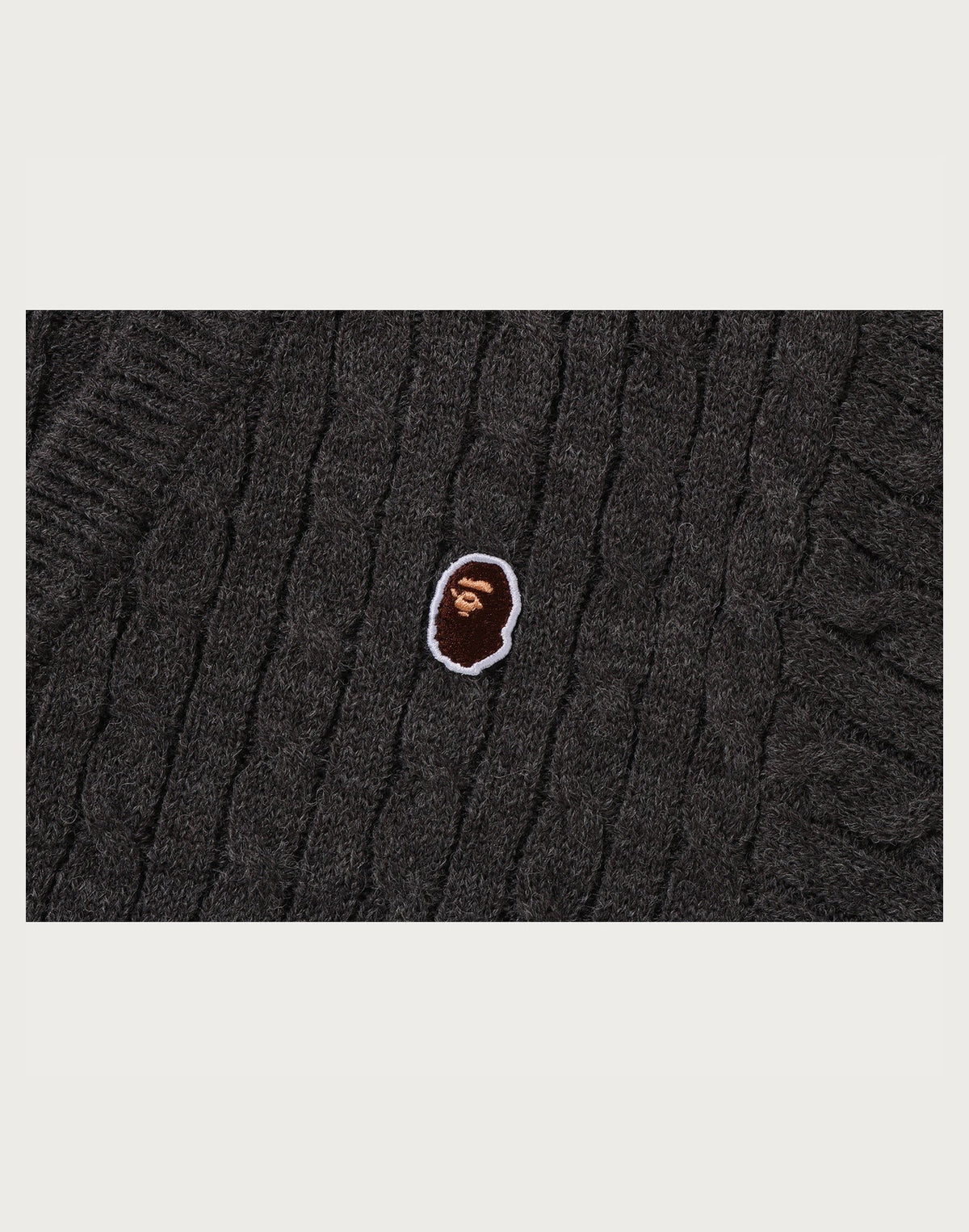 CABLE CROPPED KNIT CARDIGAN LADIES