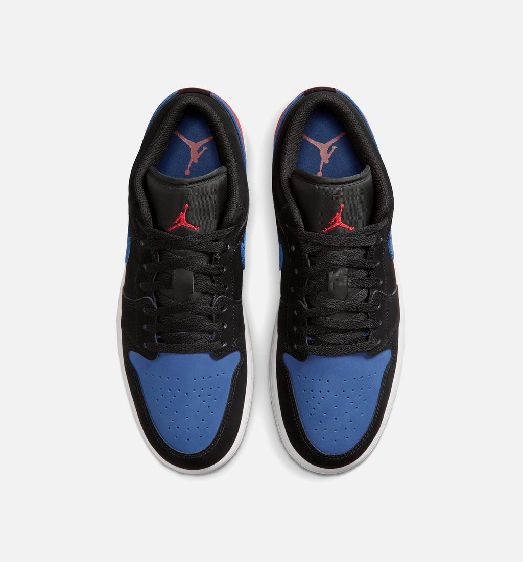 Air Jordan 1 Low | Men's Lifestyle Shoe | Black/White/True Blue/Varsity Red