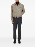 Ferragamo check bomber jacket